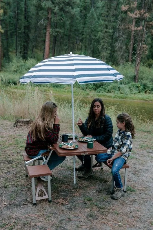 PICNIC TABLE AND UMBRELLA COMB